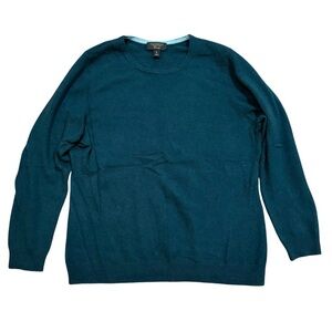Charter Club Women’s Deep Teal Crewneck Sweater